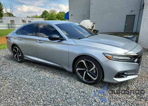 2022 Honda Accord Sport z USA, uszkodzony, nr VIN 1HGCV1F32NA123338
